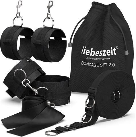 Amazon De Liebeszeit© Premium Handschellen Sex Bett Bondage Set Neuheit 2023 Bondage