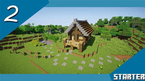 Minecraft Tutorials Starter Plains Biome House 2 Youtube