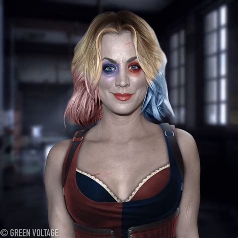 artstation kaley cuoco as harley quinn