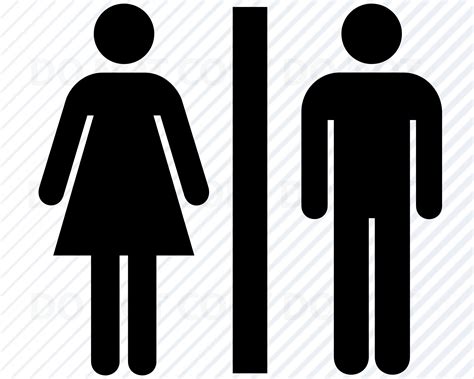 Clipart Restroom Sign Free Images At Clker Com Vector