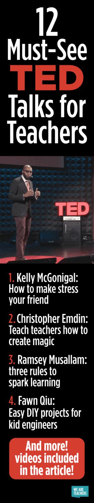 12 Must See Ted Talks For Teachers We Are Teachers