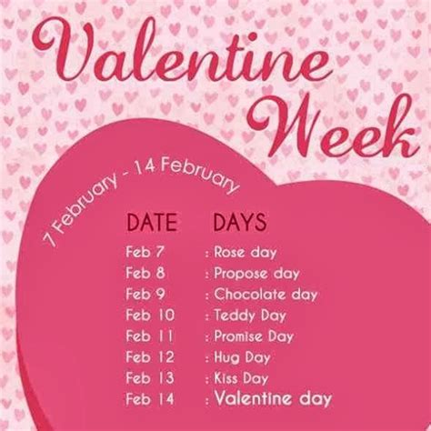 Valentine Week List 2017 Heres Complete List Of Valentine Week 7 Feb