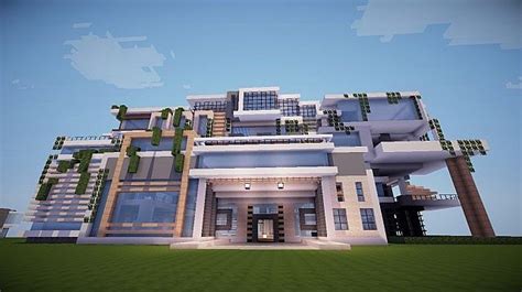 Huge Modern Mansion Minecraft Map