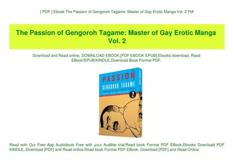 ppt [ pdf ] ebook the passion of gengoroh tagame master of gay erotic manga vol 2 pdf