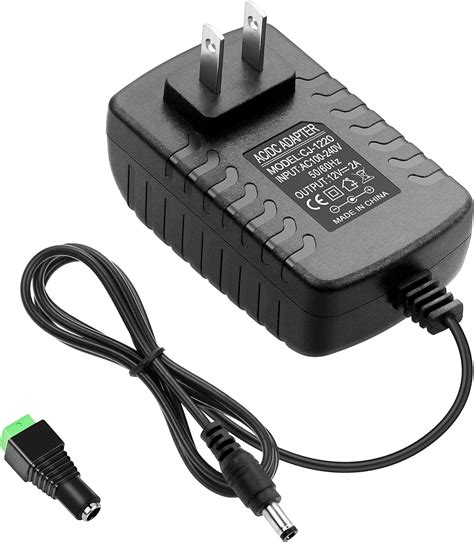 ALITOVE 12V DC Power Supply 2A 24W AC/DC Adapter 100~240V AC to DC 12