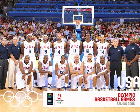 Usa Basketball Olympic Team 2008 Photo