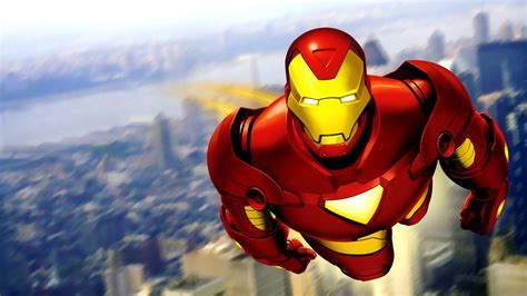 Iron Man Cartoon Wallpapers Wallpaper Cave