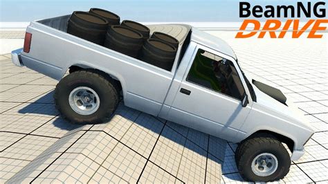 Beamng Drive Alpha D 15 Pickup Truck With Live Axle Transporting 6