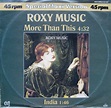 Roxy Music – More Than This (1982, Vinyl) - Discogs