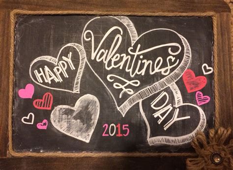 Valentine Chalkboard Art Easy To Draw And Wipe Dosensepro Chalk Markers