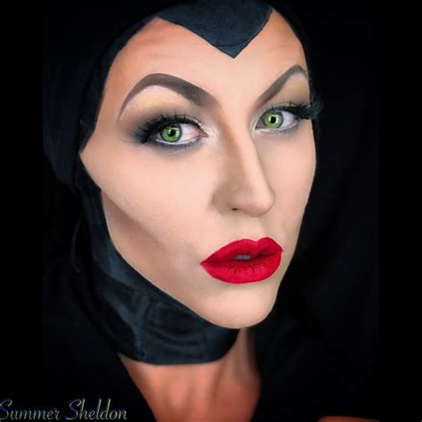 Maleficent Halloween Makeup By Summer Sheldon Halloween Makeup