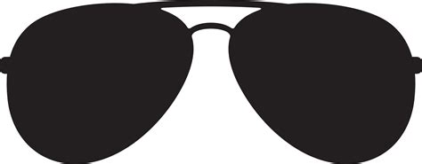 Black Aviator Sunglasses 3192584 Vector Art At Vecteezy