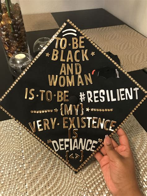 Graduation Cap For Black Women College Graduation Cap Decoration