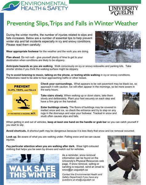 Ovc Bulletin Winter Isnt Over Yet Tips To Prevent Slips