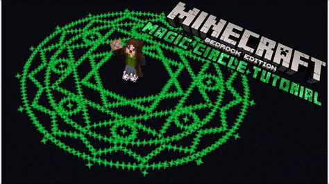 Minecraft Bedrock Magic Circle Tutorial 3 Command Block Creation
