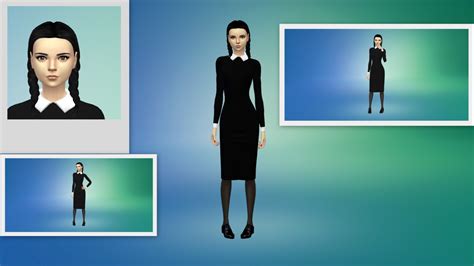 My Sims 4 Blog Morticia Gomez And Wednesday Addams By Annabellee25