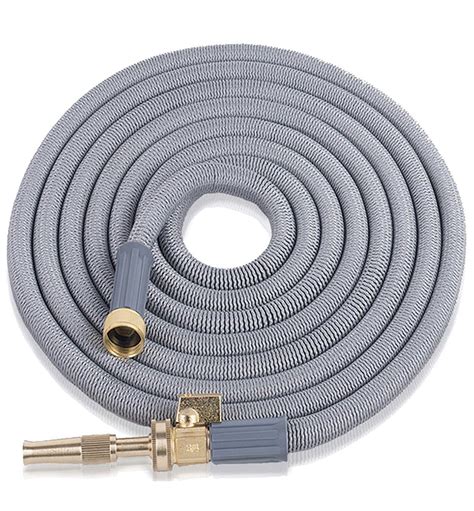 25ft Hose Expandable Garden Hoses For Terrace And Garden With Brass