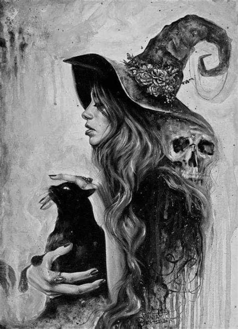 Pin By Holly Wolf On Halloween Witch Drawing Beautiful Drawings