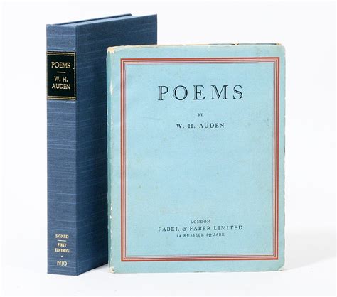 Poems W H Auden