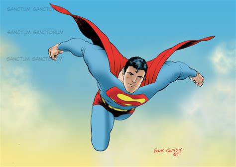 Frank Quitely Superman In Gerry Turnbulls My Colours Over Other