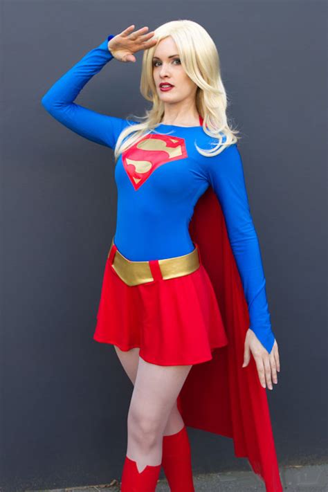 Sexy Fancy Dress Supergirl Halloween Superhero Costume SPM1514 42