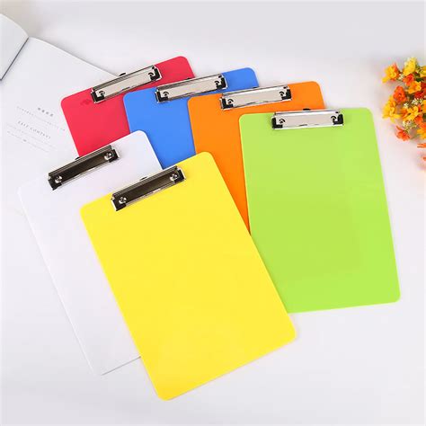 Clipboard A4 Folder Plastic Clipboard Writing Pad Organizer A4 Clip