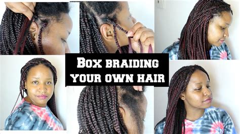 26 nov 2014 5:06 am | posted by. BOX BRAIDING YOUR OWN HAIR | Tutorial - YouTube