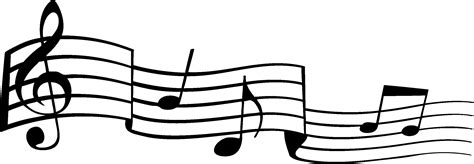 Staff Music Notes With No Background Clipart Full Size Clipart