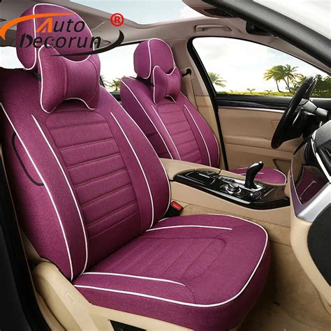 Autodecorun Custom Linen Fabric Car Seat Cushion For Mercedes Benz Glk