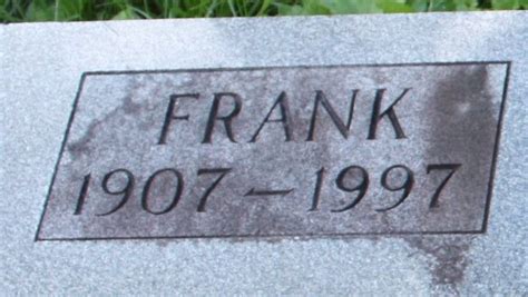 Frank Crigger 1907 1997 Memorial Find A Grave
