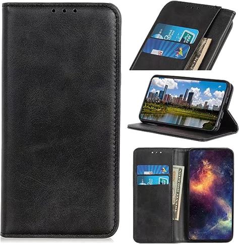 Nokia C02 Leather Case Shockproof Pu Flip Notebook Wallet Phone Case