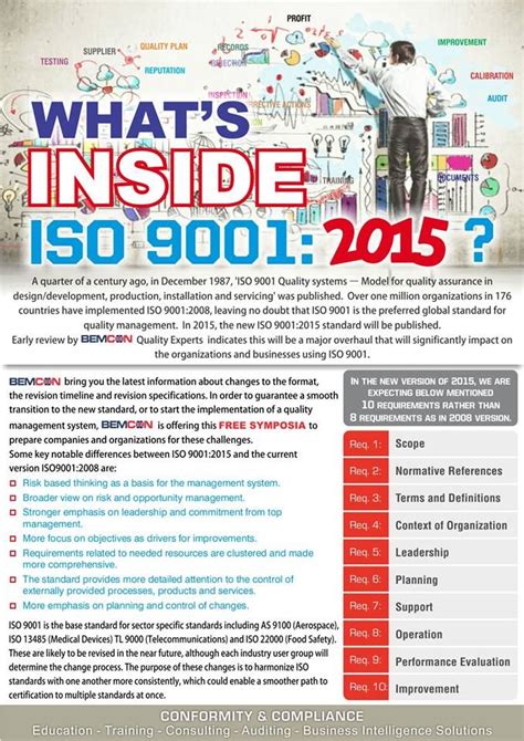 Bemcon Brings Latest Information About Iso 9001 2015 So Come To Join