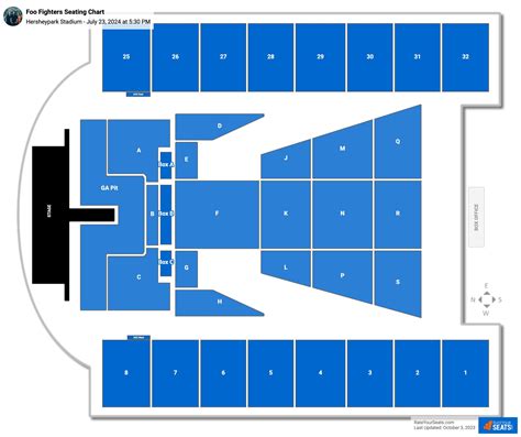 Hershey Park Stadium Seating Chart Hershey Stadium Seating Chart