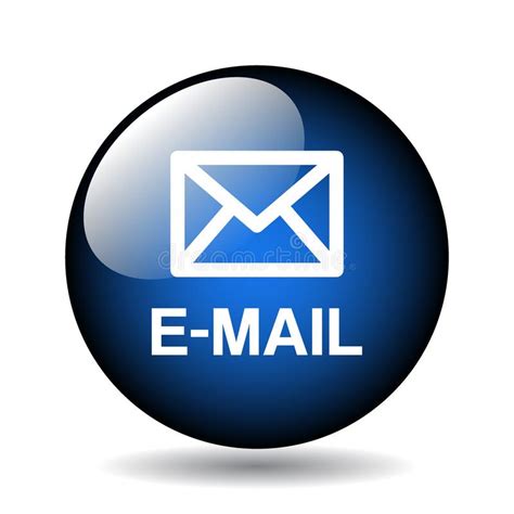 Email Icon Button Stock Illustration Illustration Of Here 122179867