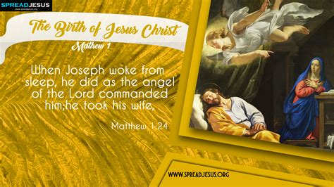 The Birth Of Jesus Christ Matthew 124 Hd Wallpapers