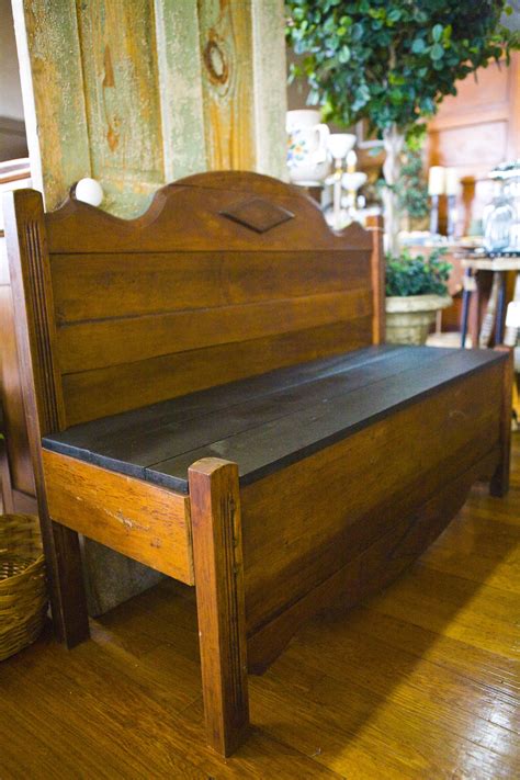 Beautiful Bench Made From A Bed Frame Headboard Benches Old Bed