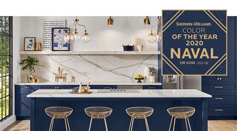 The Sherwin Williams 2020 Color Of The Year Naval Is A Rich Navy