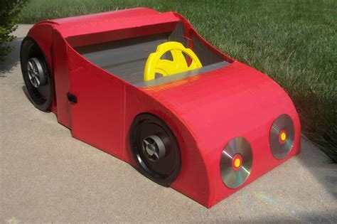 How To Make A Cardboard Car With A Motor Paper Martin Aston