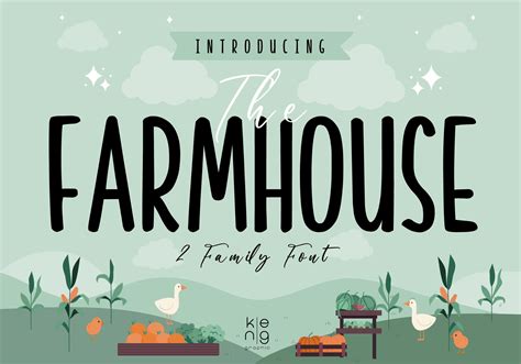 The Farmhouse Font By Keng Graphic · Creative Fabrica