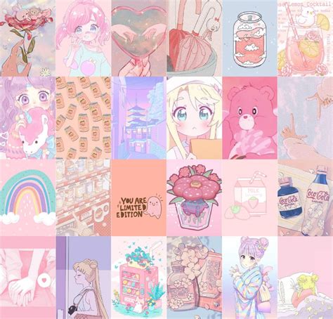 Aesthetic Anime Collage Pink Bmp Cahoots
