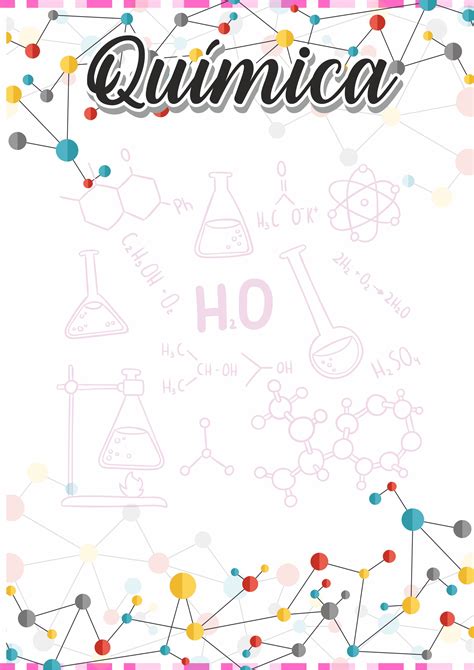 Portadas De Quimica Tumblr Divisória Da Matéria De Química Capas