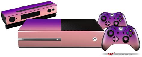 Xbox One Original Console And Controller Skins Bundle Smooth Fades Pink
