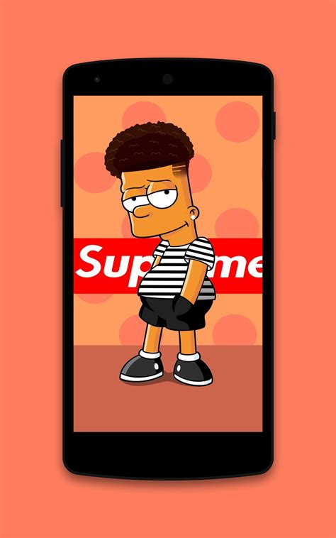 Dppicture Teenage Wallpaper Iphone Bart Simpson Supreme