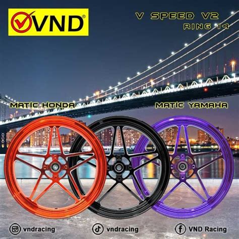 Jual Velg Racing Vnd V Speed Gen2 Velg Vnd V Speed V2 Vario 125 150