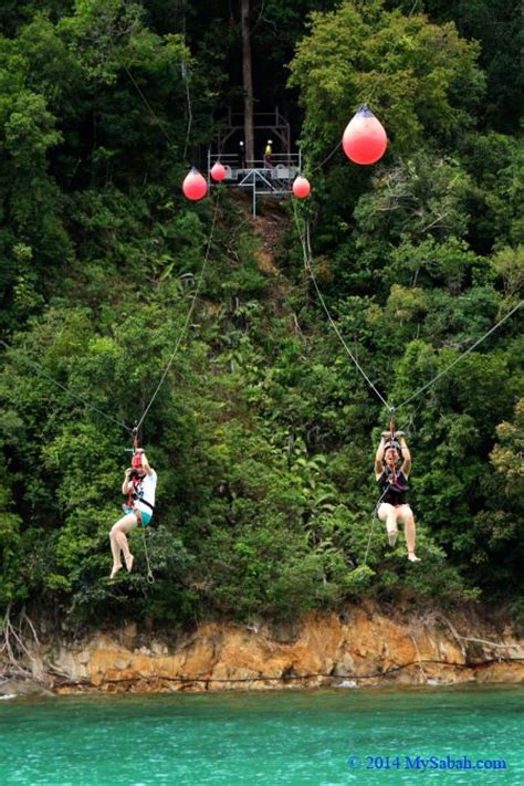 Coral Flyer The Second Longest Island To Island Zipline In The World