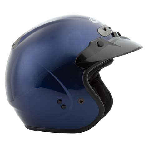 Gmax® G1320496 Gm 32 Large Blue Open Face Helmet With Flip Down