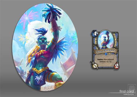 Cheer Champion Fan Art And Custom Card By Katie Fortune Rhearthstone