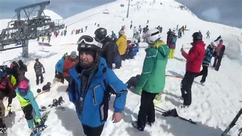 Crazy Ski Lift Accident Omg Full Video Youtube