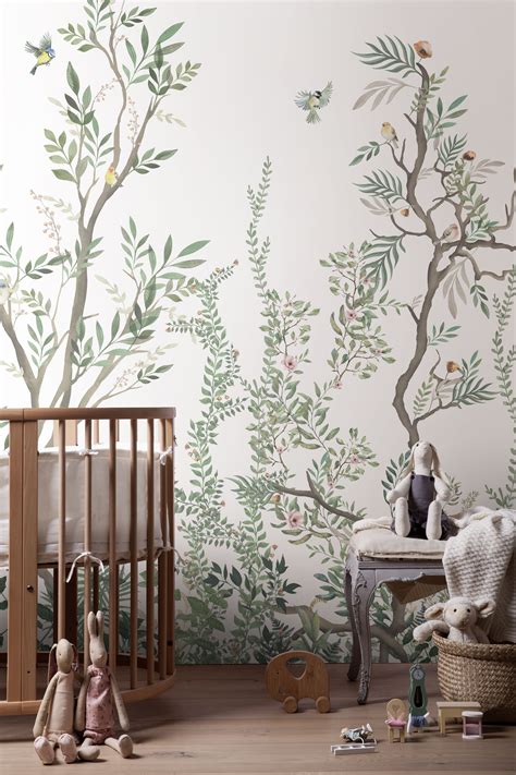 Woodlands Wallpaper Detail By Maison Childrenwallpaper Wallpaper