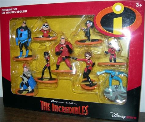 Incredibles Figurine Set 9 Pack